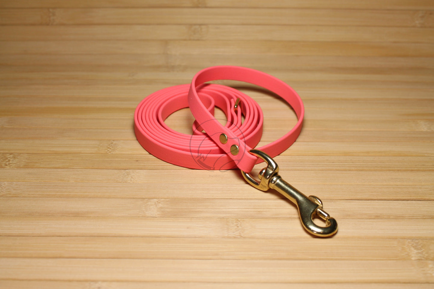 Peach Coral Biothane Small Dog Leash