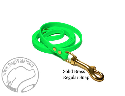 Neon Apple Green Biothane Small Dog Leash