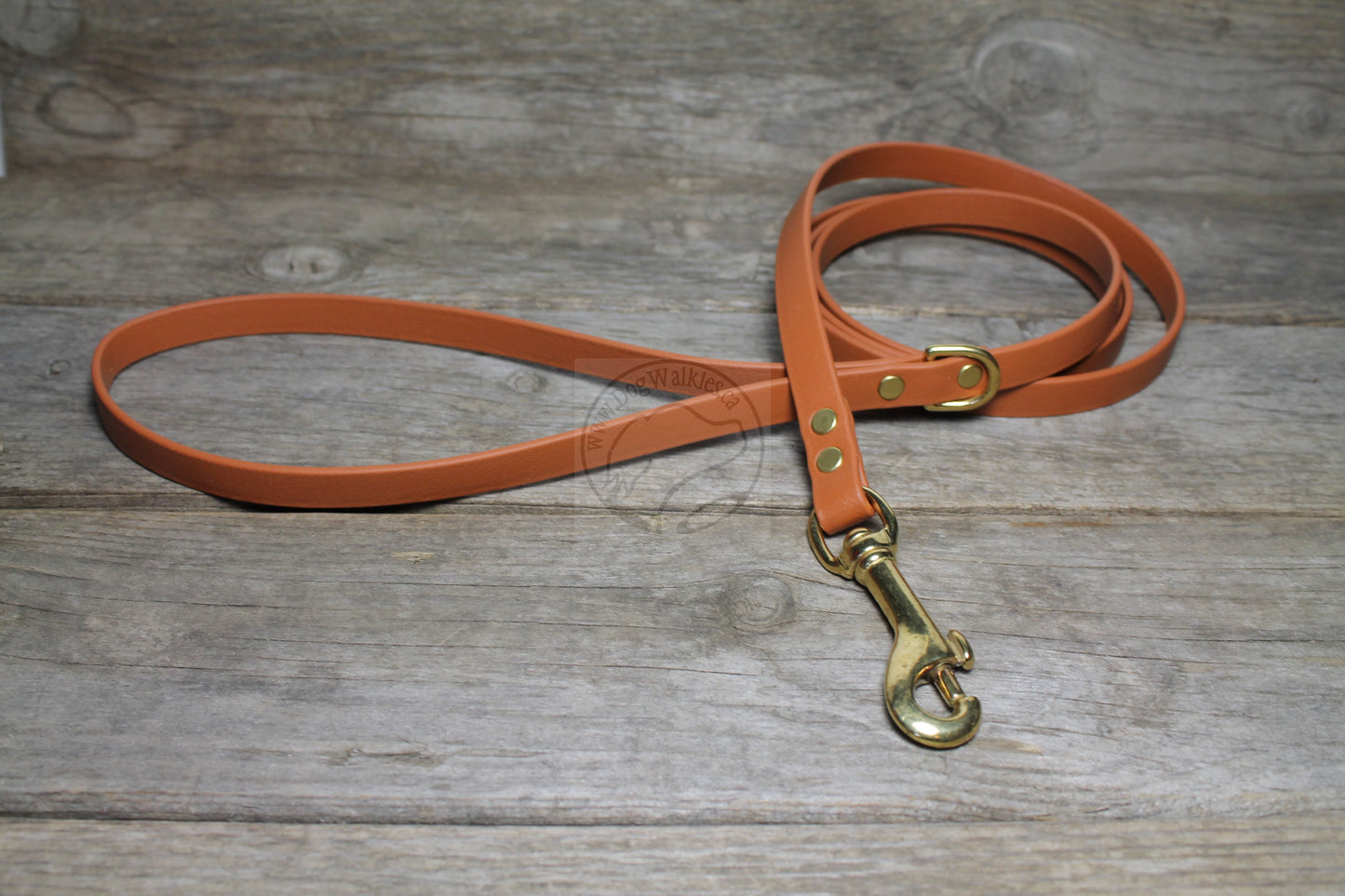 Caramel Brown Biothane Small Dog Leash