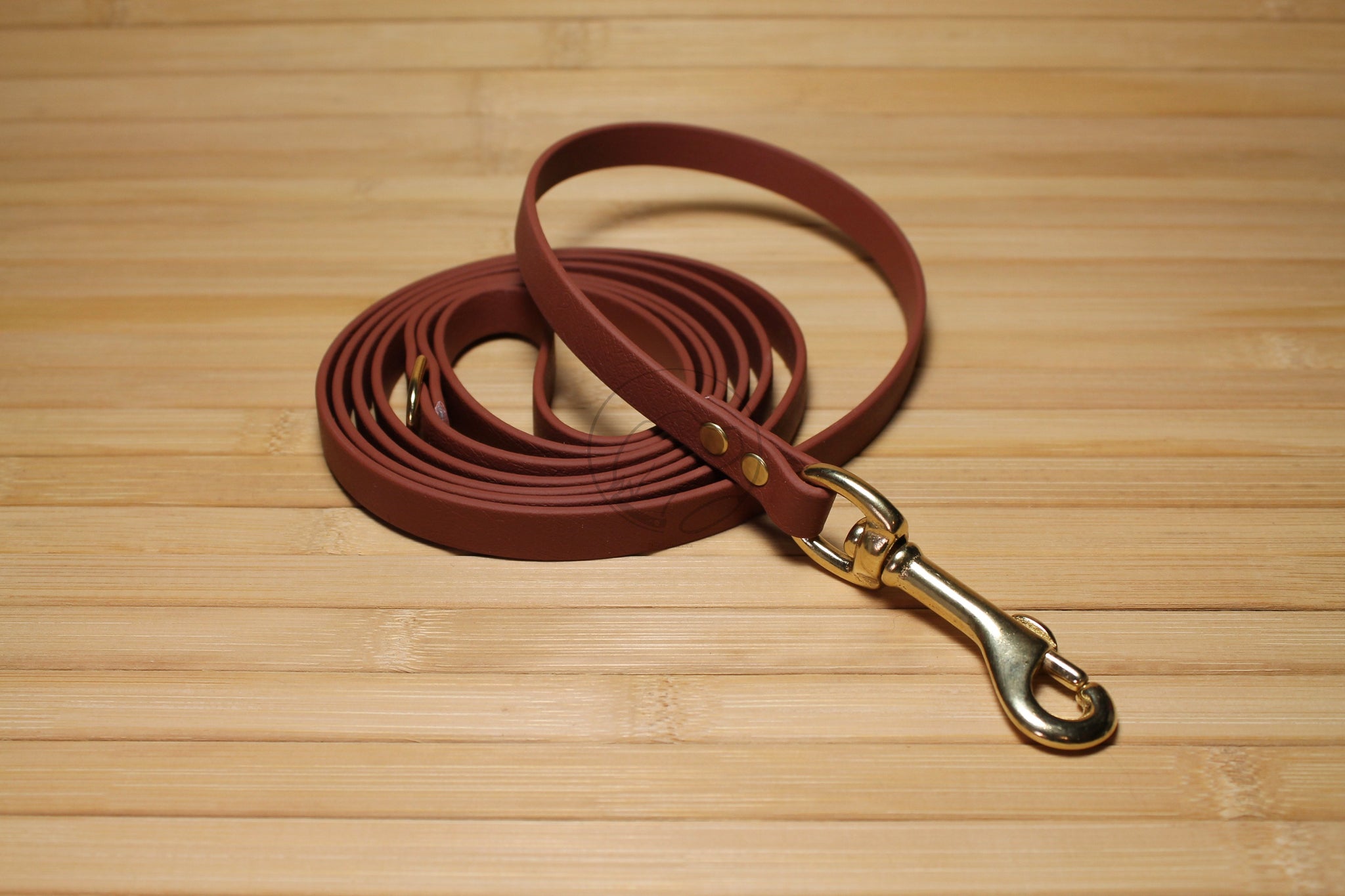 Milk Chocolate Brown Biothane Small Dog Leash