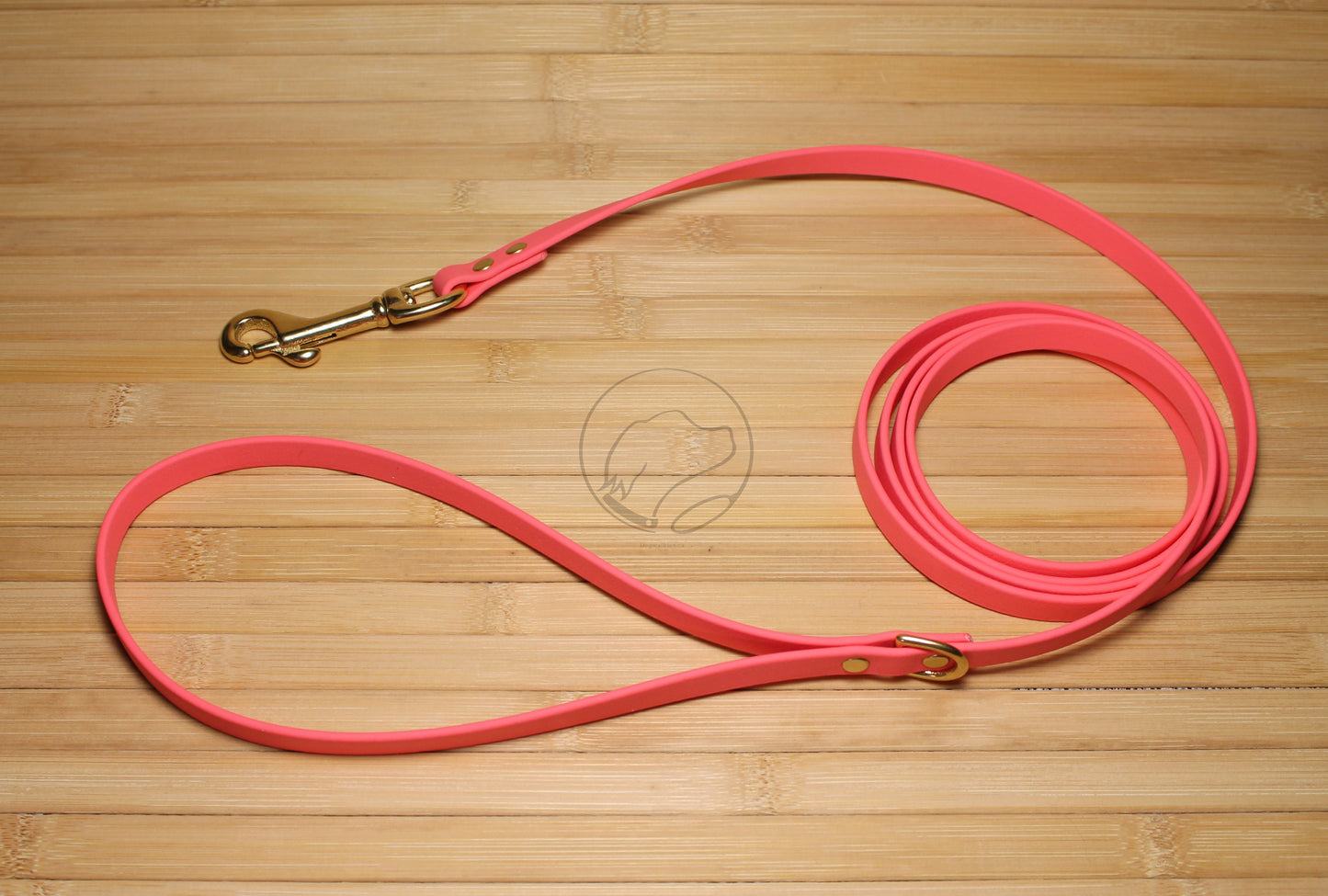 Peach Coral Biothane Small Dog Leash
