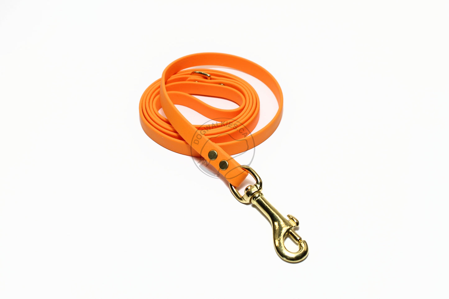Thin Biothane Leash 1/2" (12mm) wide - waterproof leash - all colours