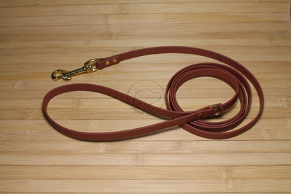 Milk Chocolate Brown Biothane Small Dog Leash