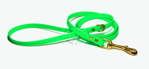Neon Apple Green Biothane Small Dog Leash