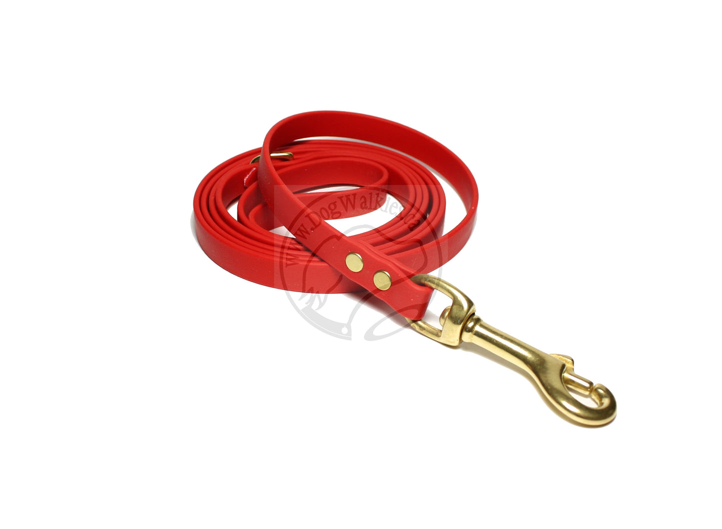 Poppy Red Biothane Small Dog Leash
