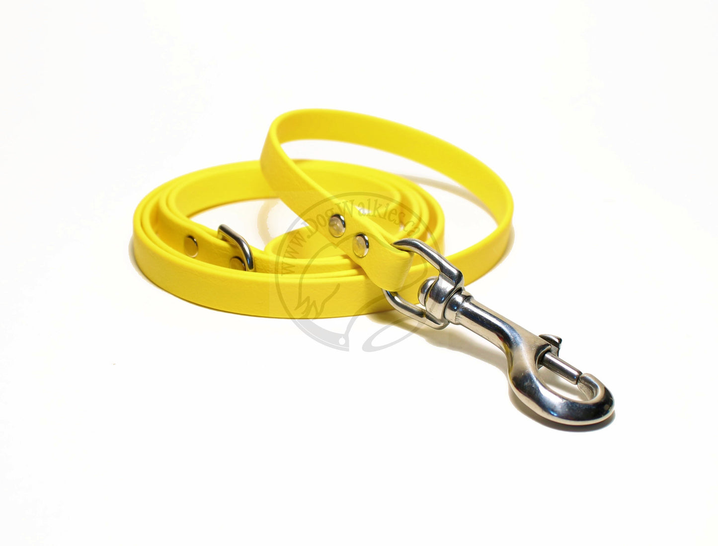 Sunflower Yellow Biothane Small Dog Leash