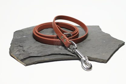 Thin Biothane Leash 1/2" (12mm) wide - waterproof leash - all colours
