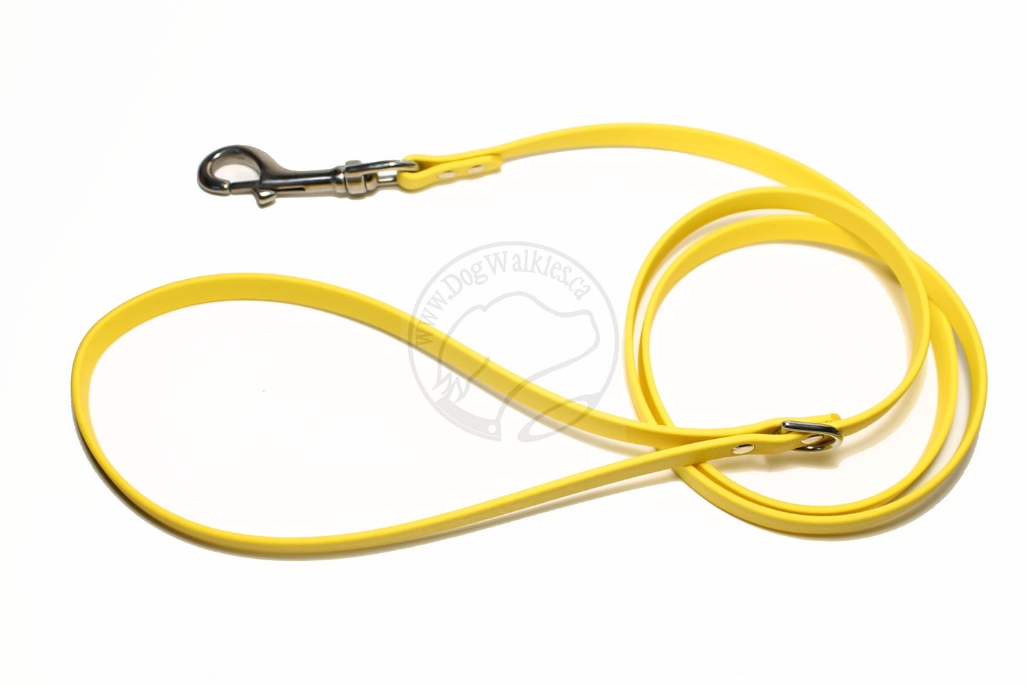 Sunflower Yellow Biothane Small Dog Leash