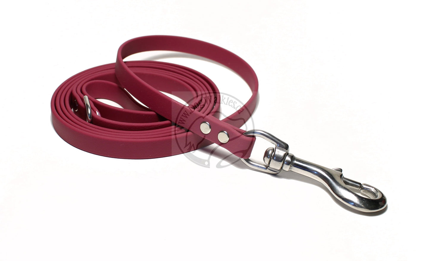 Wine Merlot Biothane Small Dog Leash