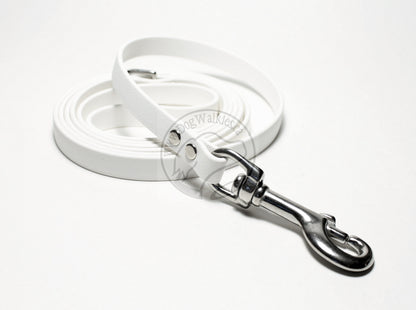 Snow White Biothane Small Dog Leash