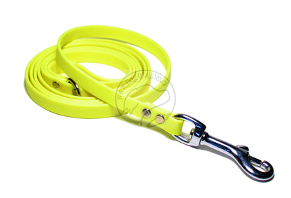 Neon Yellow Biothane Small Dog Leash