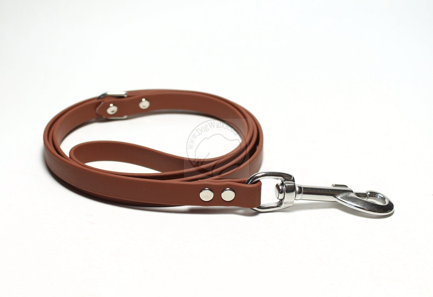 Milk Chocolate Brown Biothane Small Dog Leash
