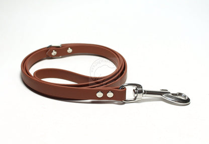 Milk Chocolate Brown Biothane Small Dog Leash