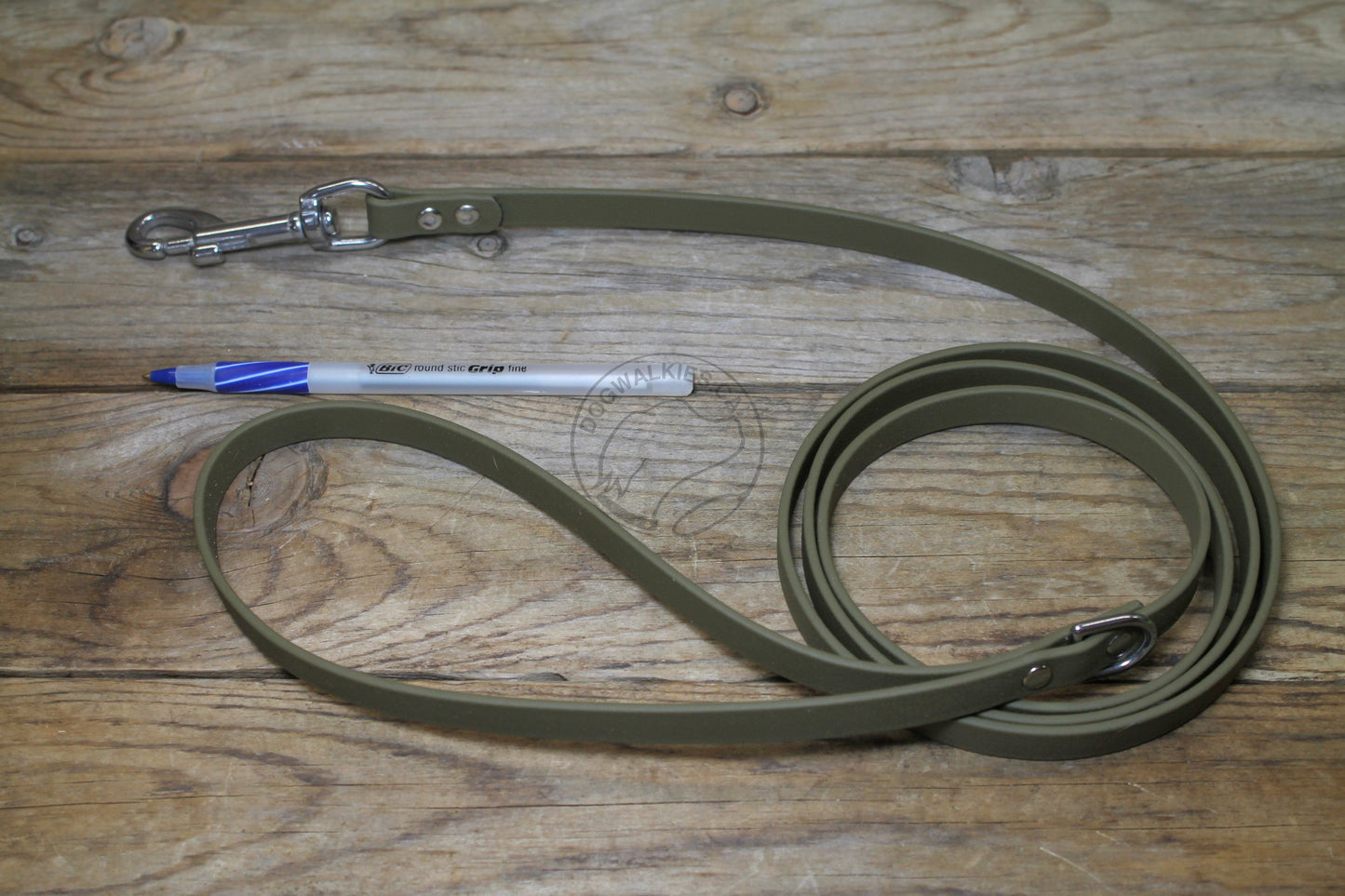 Olive Green Biothane Small Dog Leash