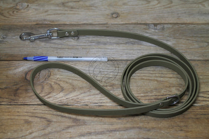 Olive Green Biothane Small Dog Leash