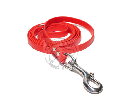 Poppy Red Biothane Small Dog Leash