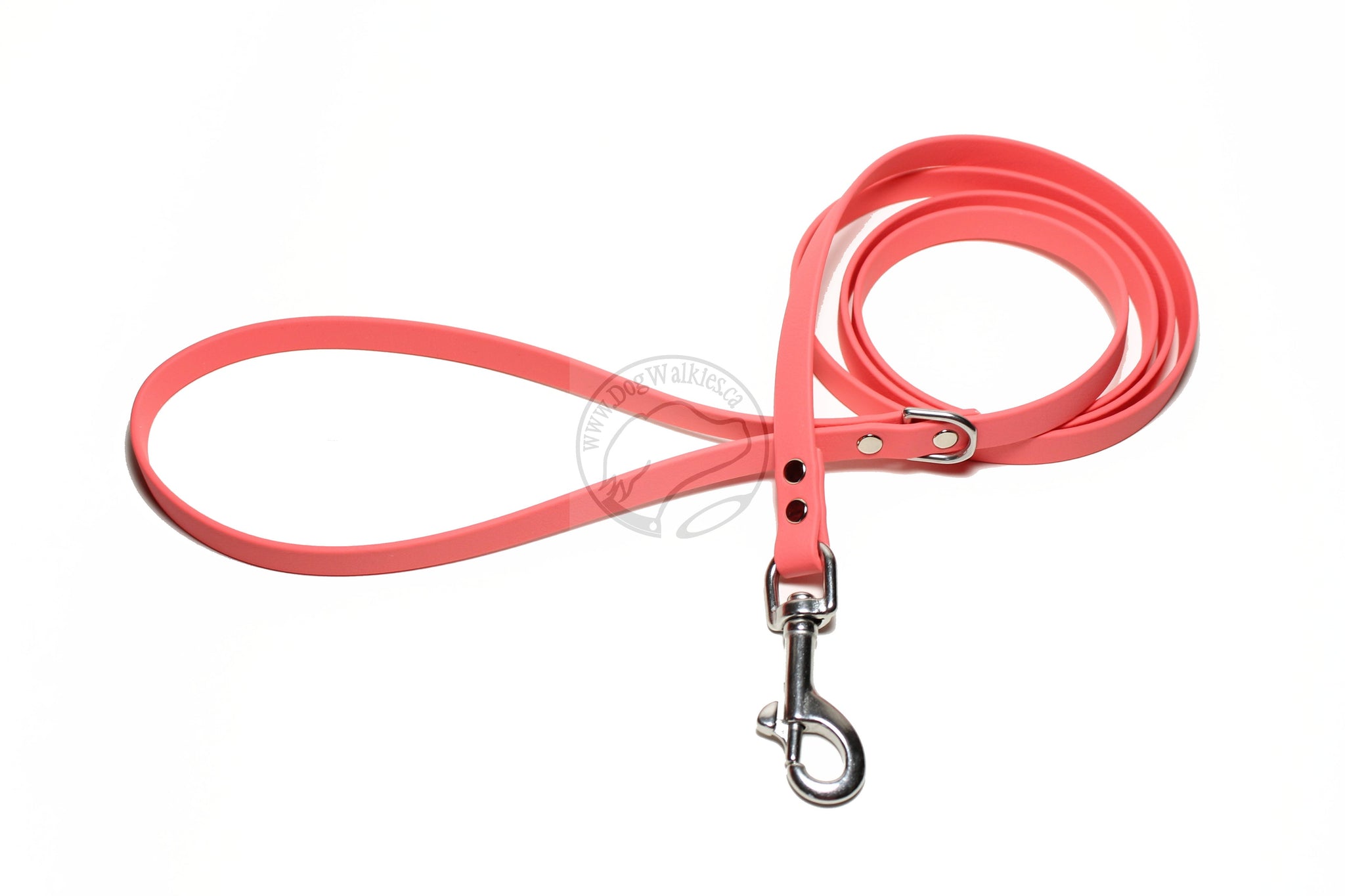 Peach Coral Biothane Small Dog Leash