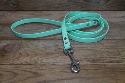 Thin Biothane Leash 1/2" (12mm) wide - waterproof leash - all colours