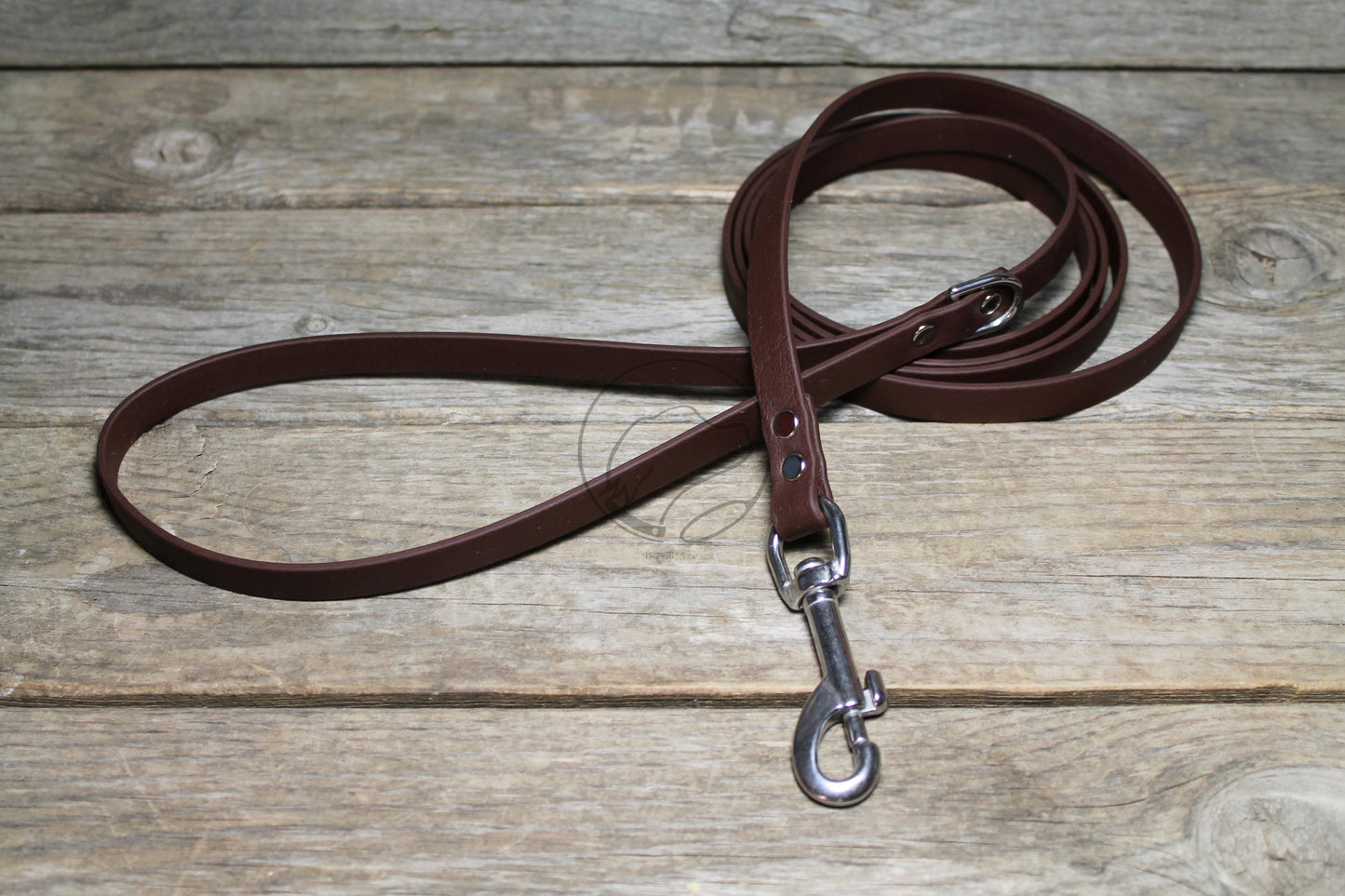 Dark Chocolate Brown Biothane Small Dog Leash