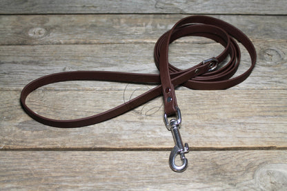 Dark Chocolate Brown Biothane Small Dog Leash