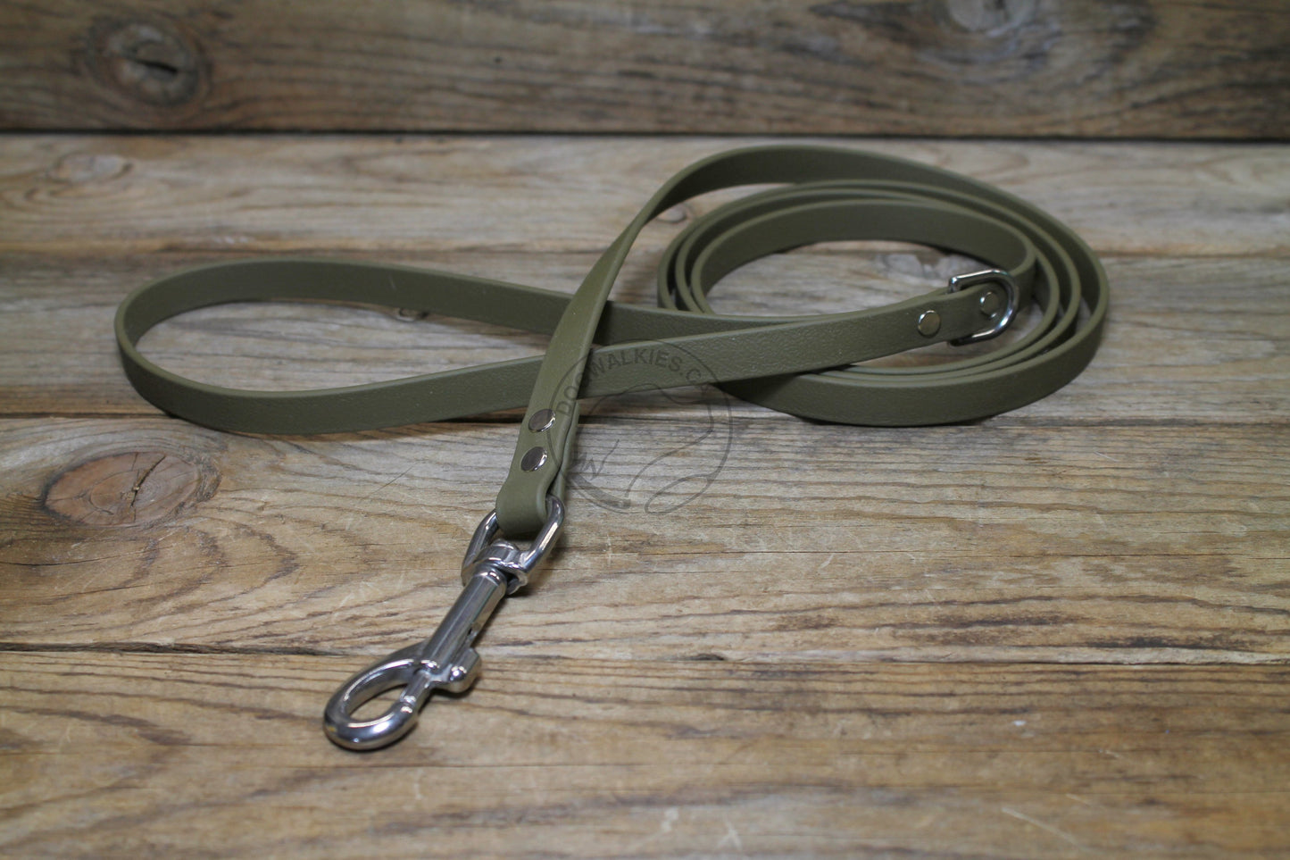 Olive Green Biothane Small Dog Leash