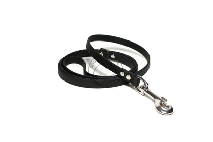 Jet Black Biothane Small Dog Leash