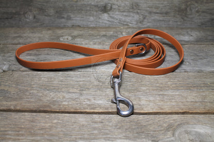 Caramel Brown Biothane Small Dog Leash