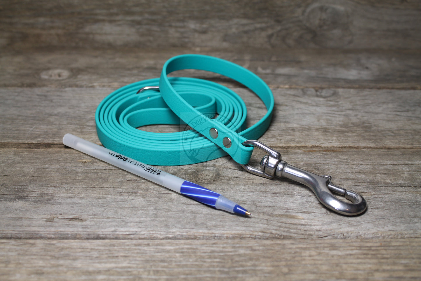 Teal Biothane Small Dog Leash