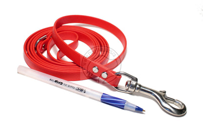 Poppy Red Biothane Small Dog Leash