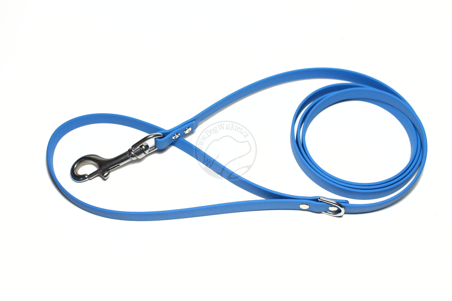 Caribbean Blue Biothane Small Dog Leash