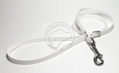 Snow White Biothane Small Dog Leash