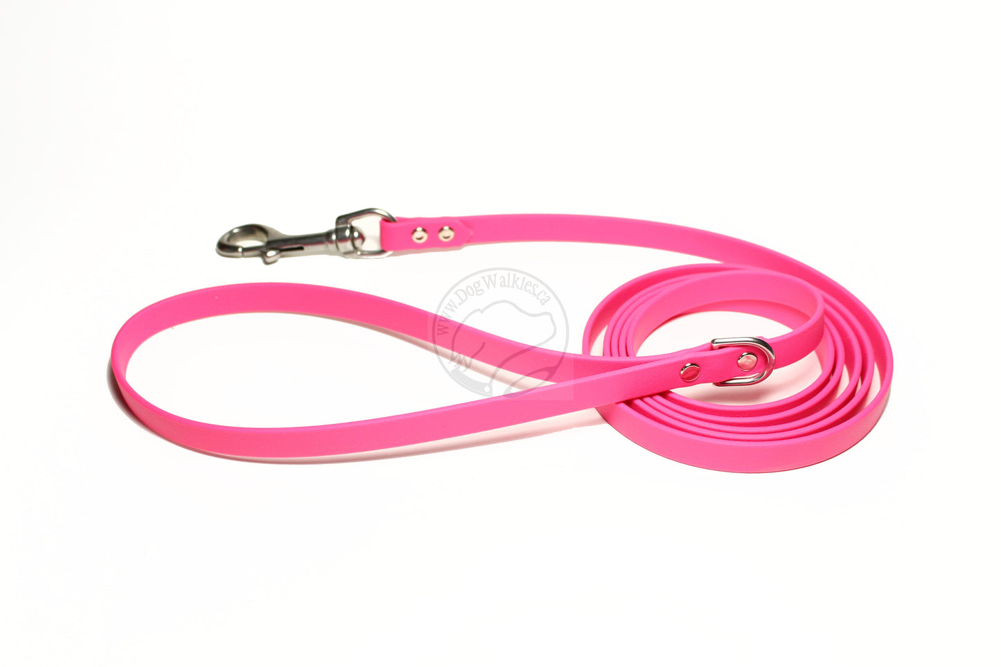 Fuchsia Pink Biothane Small Dog Leash