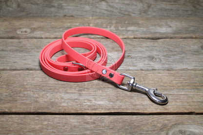 Peach Coral Biothane Small Dog Leash