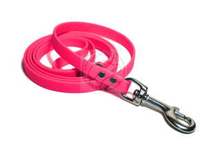 Neon Pink Biothane Small Dog Leash