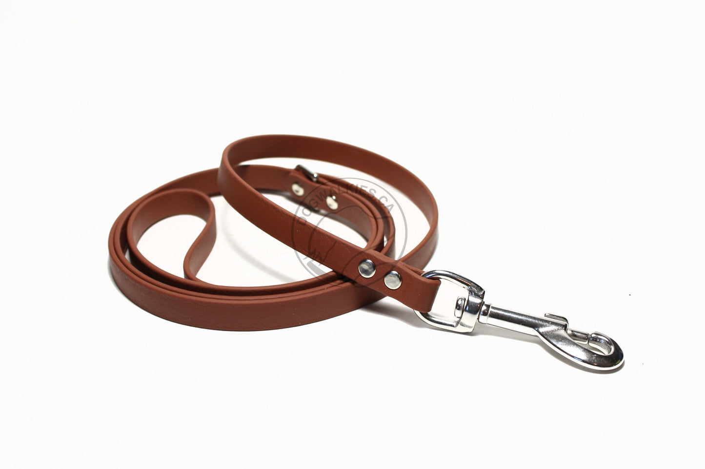 Milk Chocolate Brown Biothane Small Dog Leash