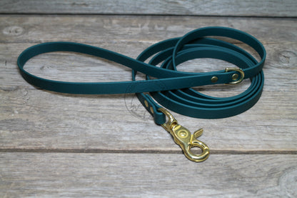 Thin Biothane Leash 1/2" (12mm) wide - waterproof leash - all colours