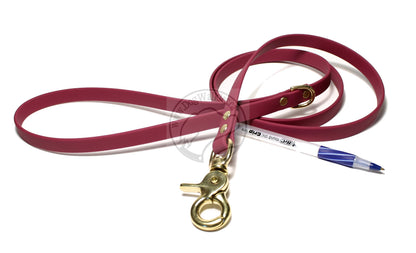 Wine Merlot Biothane Small Dog Leash