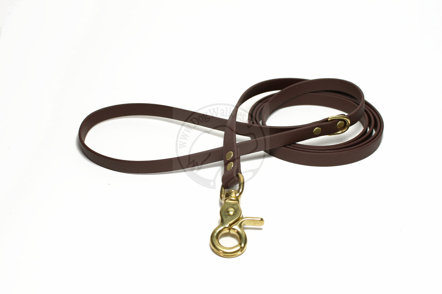 Dark Chocolate Brown Biothane Small Dog Leash