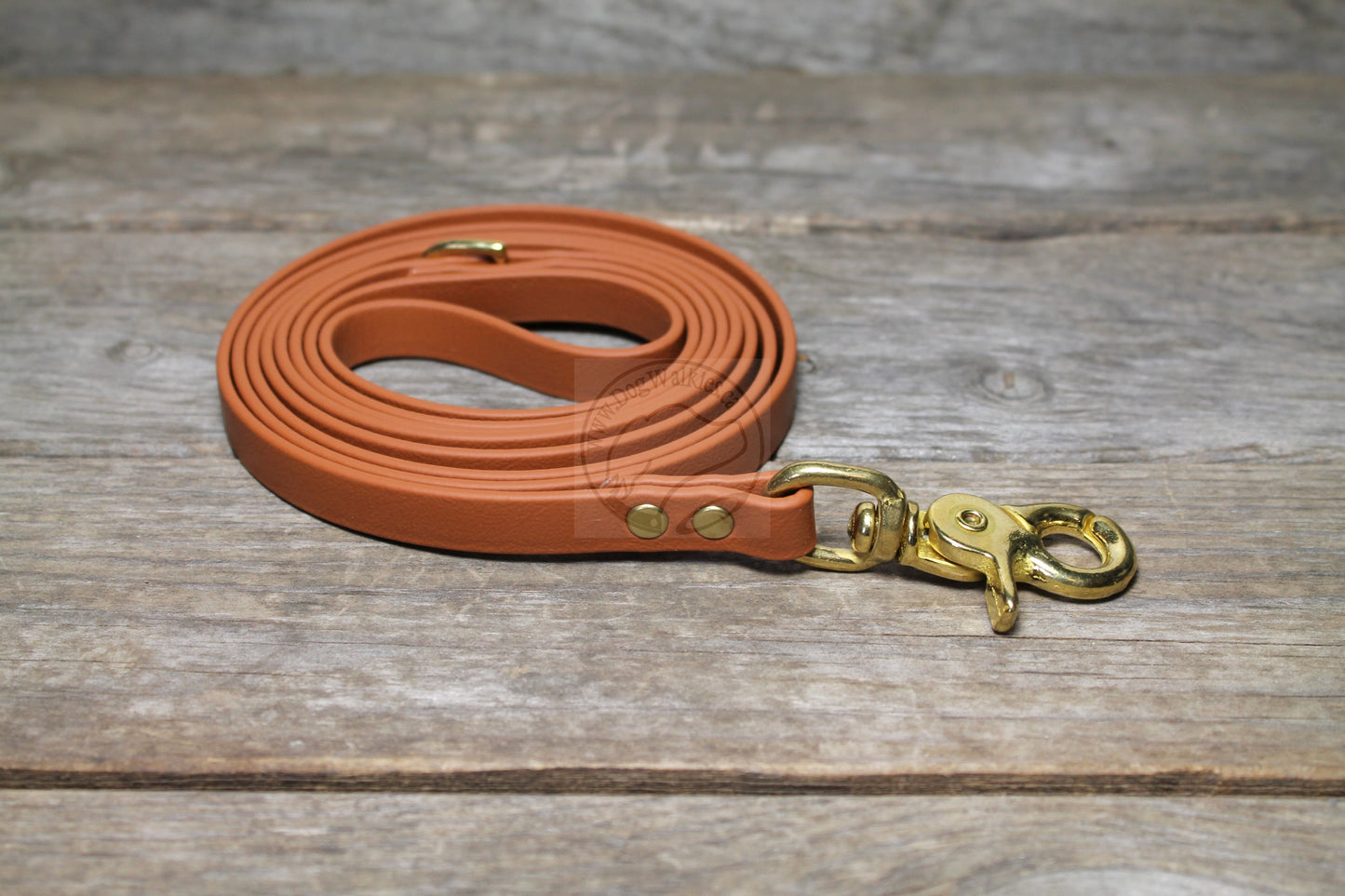 Caramel Brown Biothane Small Dog Leash