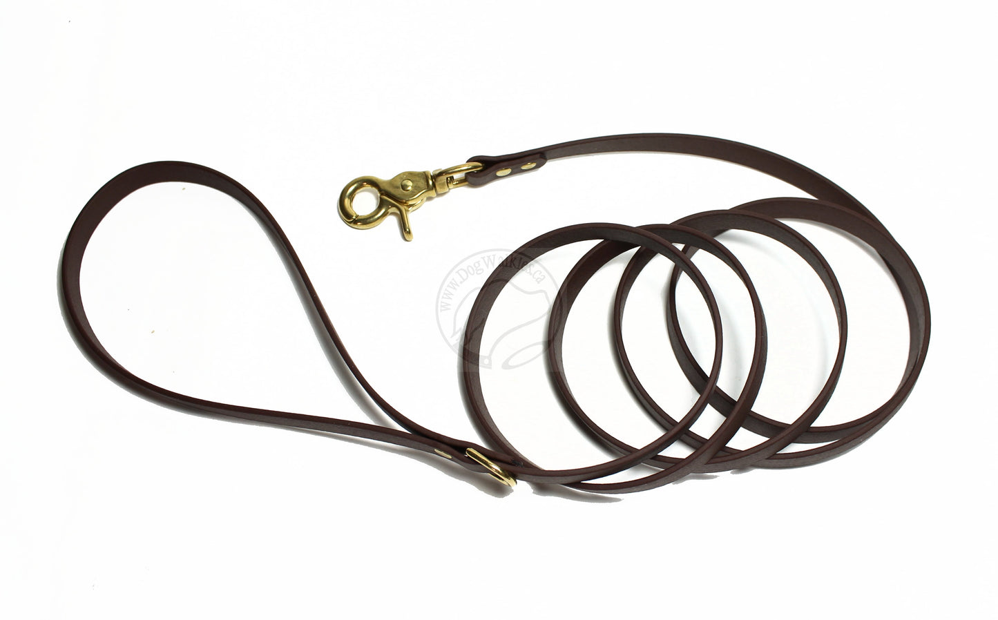 Dark Chocolate Brown Biothane Small Dog Leash