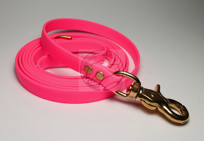 Neon Pink Biothane Small Dog Leash