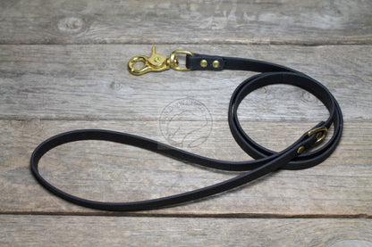 Jet Black Biothane Small Dog Leash