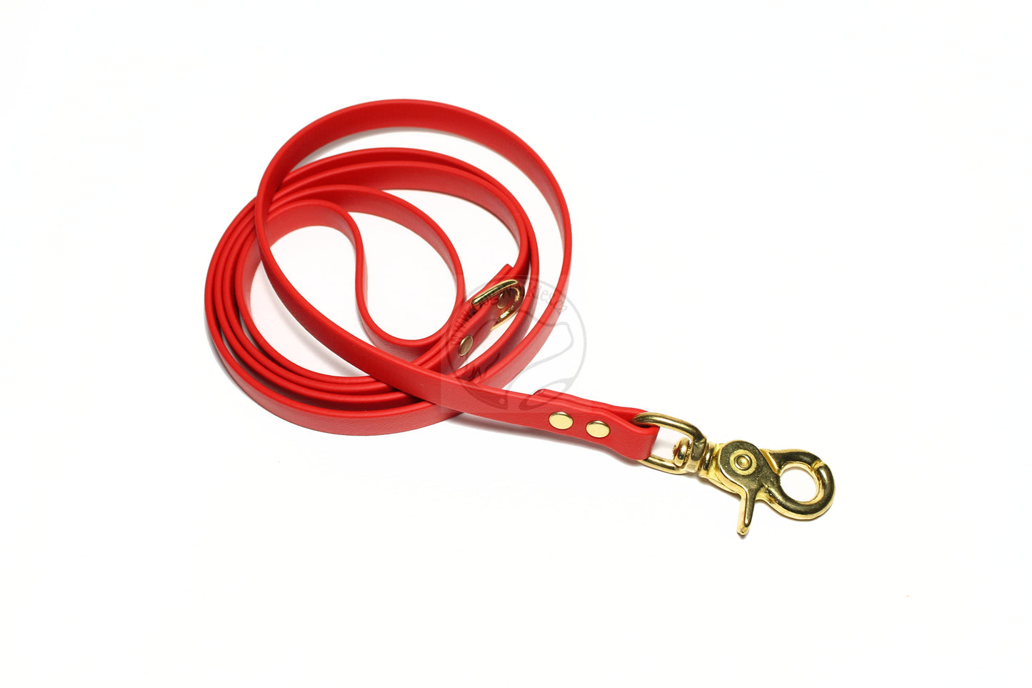 Poppy Red Biothane Small Dog Leash