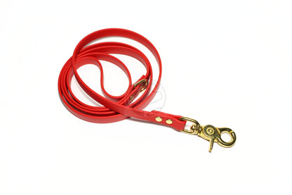 Poppy Red Biothane Small Dog Leash