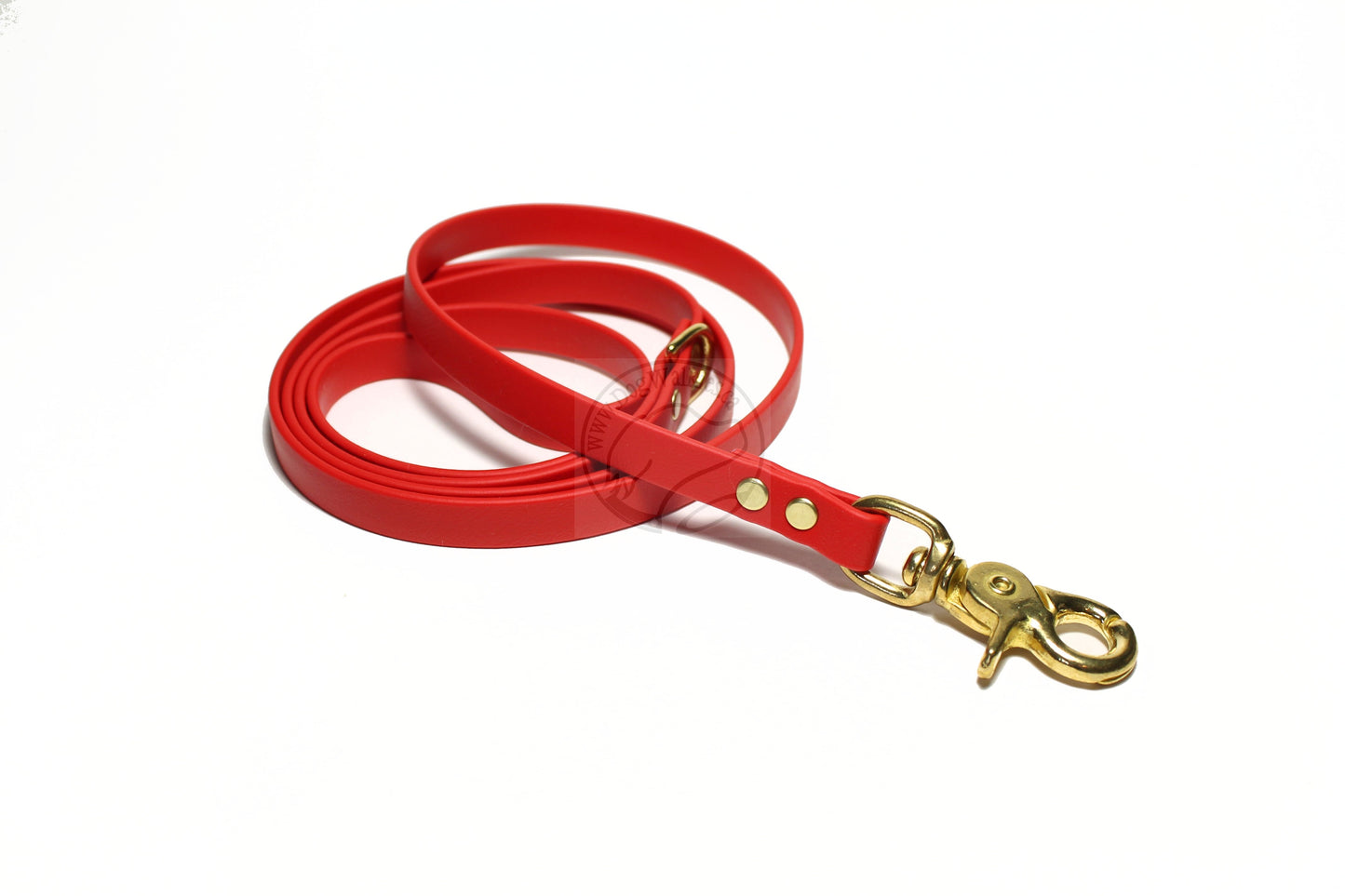 Poppy Red Biothane Small Dog Leash