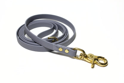 Stormy Grey or Gray Biothane Small Dog Leash