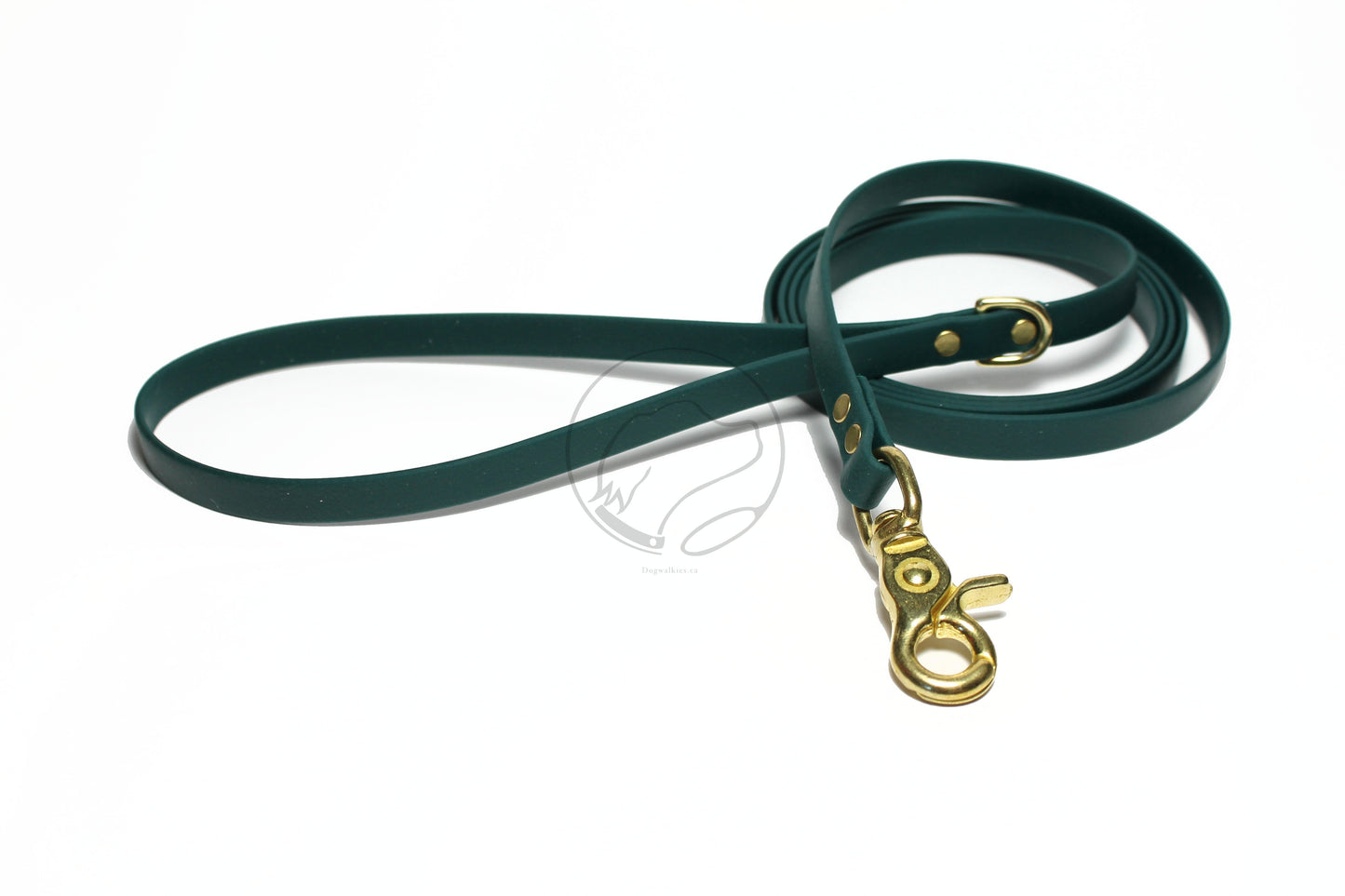 Pine Green Biothane Small Dog Leash