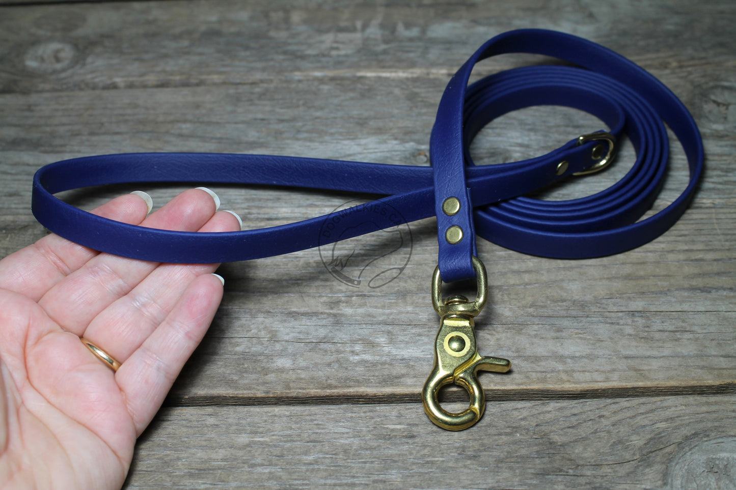 Thin Biothane Leash 1/2" (12mm) wide - waterproof leash - all colours