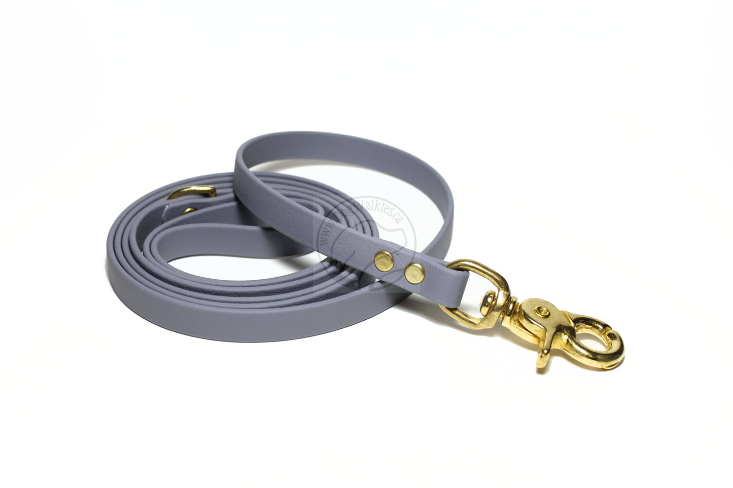Thin Biothane Leash 1/2" (12mm) wide - waterproof leash - all colours