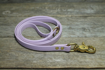 Lavender Purple Pastel Biothane Small Dog Leash